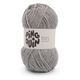 Pelote de laine FIRST6 gris souris 100g