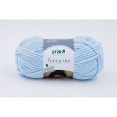 Pelote de laine FUNNY bleu 100g