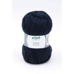 Pelote de laine LISA PREMIUM bleu marine 50g