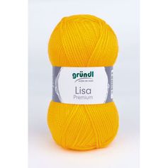 Pelote de laine LISA PREMIUM jaune 50g