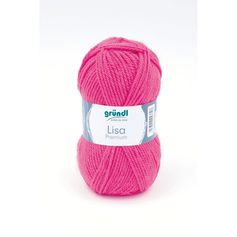 Pelote de laine LISA PREMIUM rose néon 50g