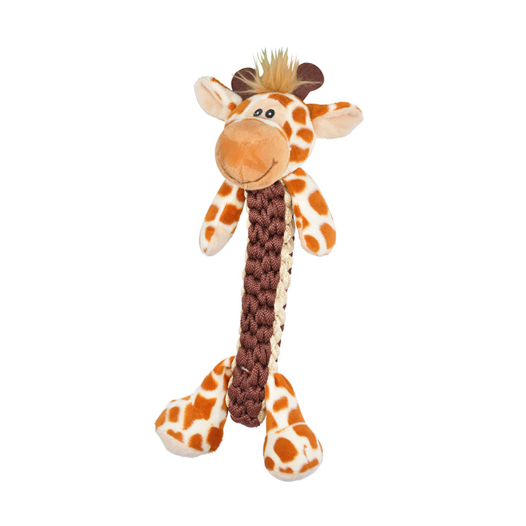 Peluche girafe pour chien corde 10x34.5x12cm Centrakor