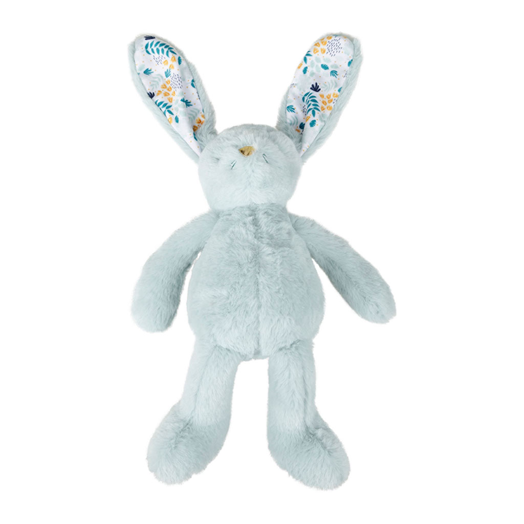 Peluche lapin bleu enfant 21.5x33x10cm - Centrakor