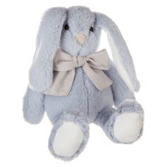 Peluche lapin nœud 31x8x21cm