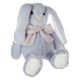 Peluche lapin nœud 31x8x21cm