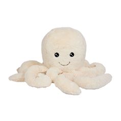 Peluche pieuvre beige 35x35x80cm