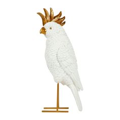 Perroquet blanc H 29cm