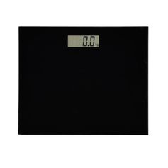 Pèse-personne électronique verre noir 25x30cm