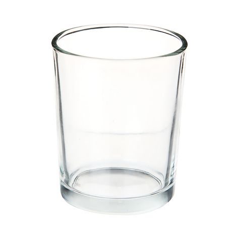 Photophore cylindrique verre transparent 5.5x7cm - Centrakor