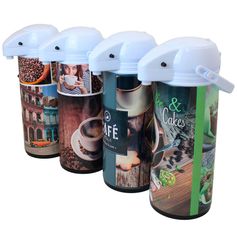 Pichet isotherme à pompe décor café 1.9L