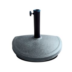 Pied de parasol demi lune 10kg gris anthracite