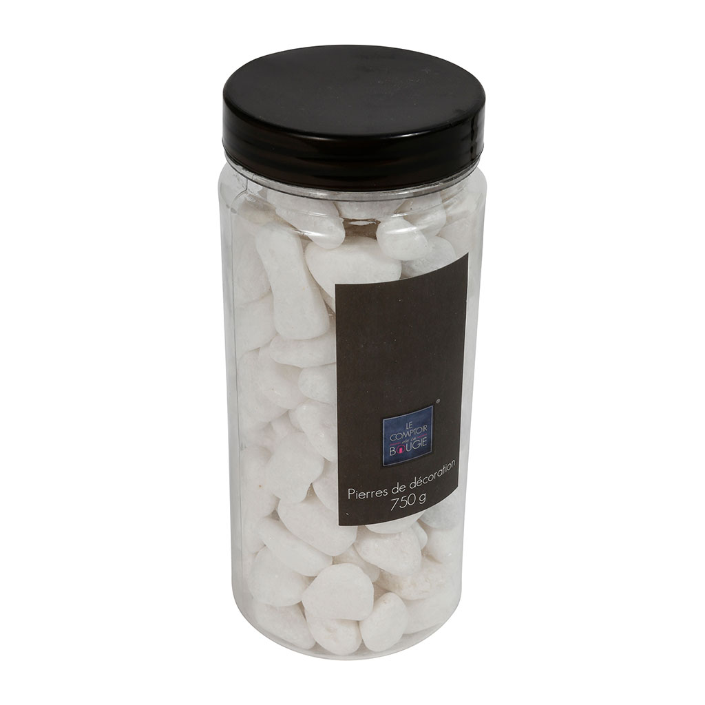Pierres de décoration blanches 750 grs