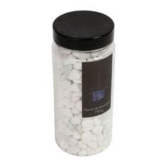 Pierres décoratives arrondies grès blanches 750 grs