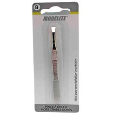 Pince à épiler crabe couleur or 13.5cm