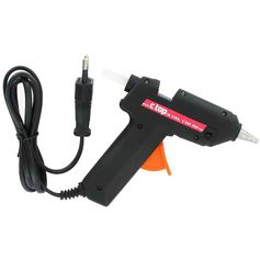 Pistolet à colle et 2 bâtonnets de colle transparente D 7mm