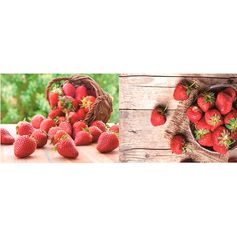 Planche à découpe verre fraise 40x30cm