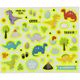 Planche de 180 gommettes dinosaures phosphorescentes
