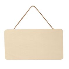 Plaque de porte en bois 11x32cm