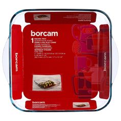 Plat carré verre 30x30cm