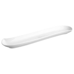 Plat long à apéritif VAGUE porcelaine 37x7.5cm