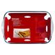 Plat rectangulaire verre 40x25cm
