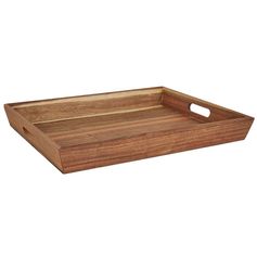 Plateau acacia avec poignées 42x5x33cm