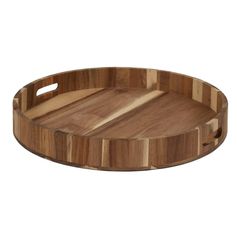 Plateau bois acacia D 40cm