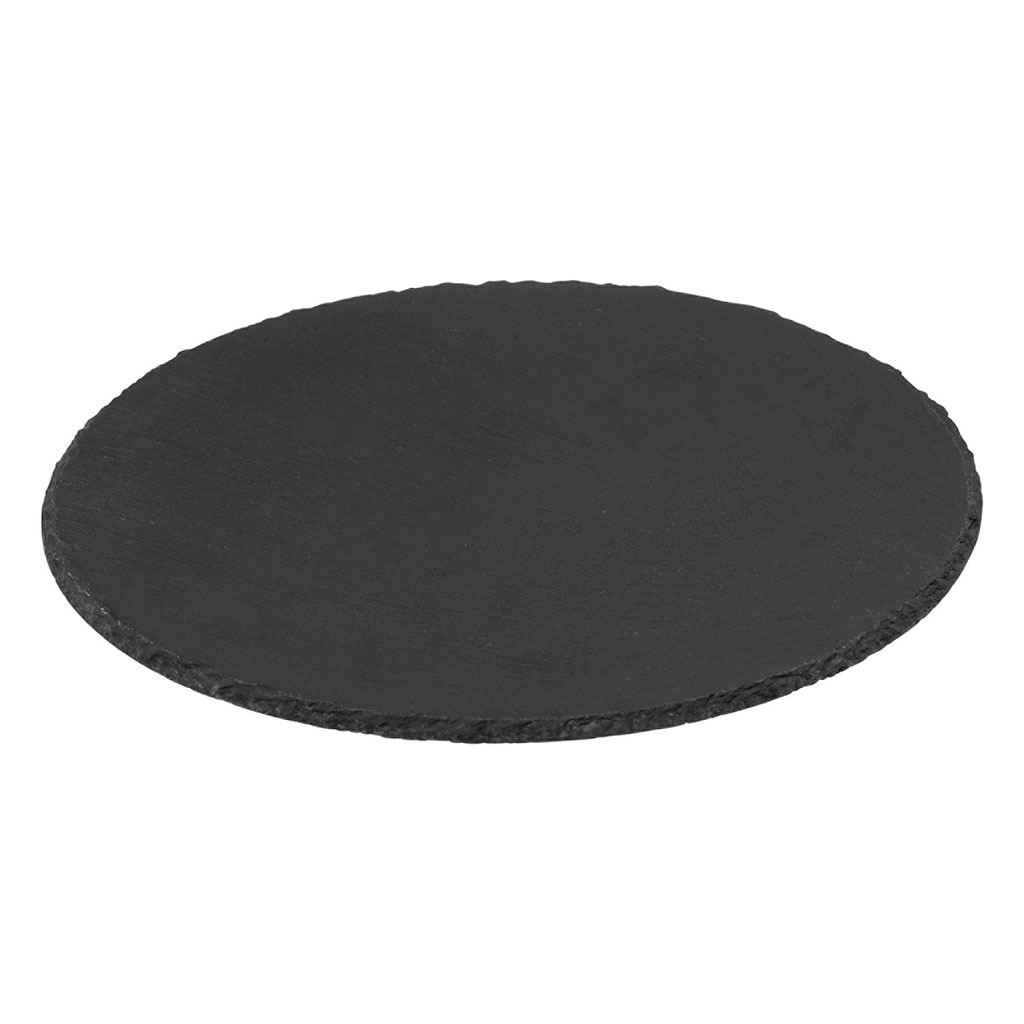 Plateau de présentation ardoise support rotatif D 32cm
