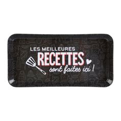 Plateau GRAPHIK mélamine 30x15cm