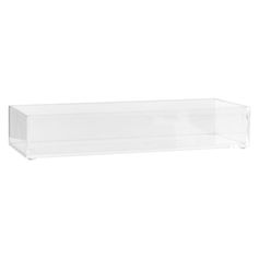 Plateau organisateur de maquillage transparent 26.6x4.8x9.65cm