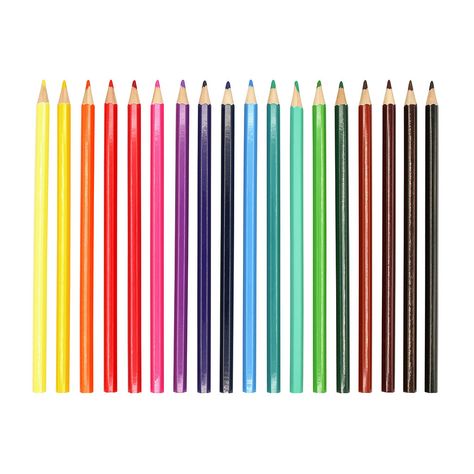 Pochette de 18 crayons de couleur