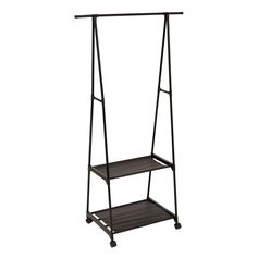 Portant vêtements INTISSA métal noir 82.5x43.5x156cm