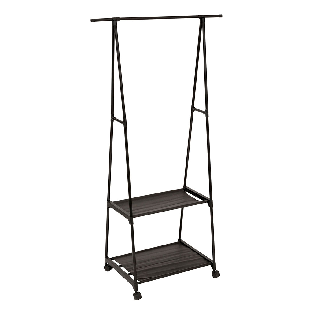 Portant vêtements INTISSA métal noir 82.5x43.5x156cm