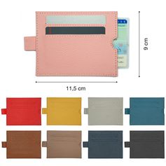 Porte cartes synthétique 11.5x9cm