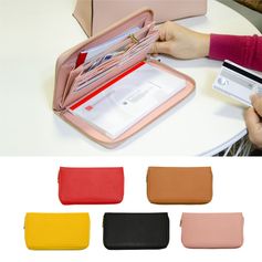 Porte chéquier synthétique 20.5x11.5x2.5cm