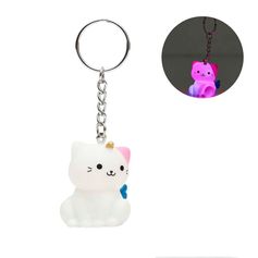 Porte-clés animaux lumineux led