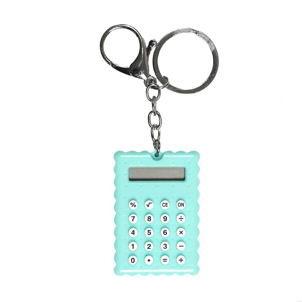 Porte-clés mini calculatrice