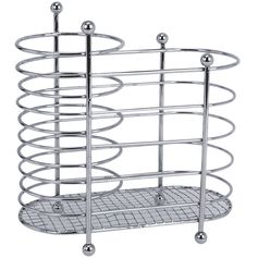 Porte couverts chromé 17x17cm