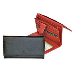 Porte monnaie à cartes à pression 20.5x11x2cm