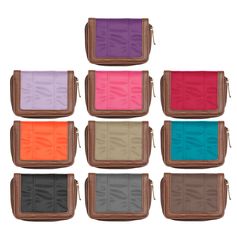 Porte monnaie zip coloré 13x10x2.5cm