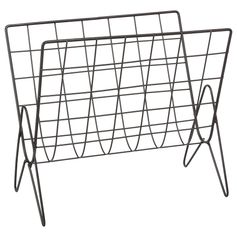 Porte-revue métal industriel 35.5x18x32cm