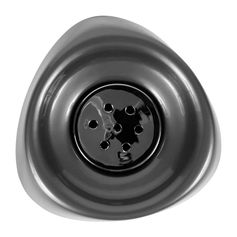 Porte-savon conique gris 12.5x2.5x12.5cm