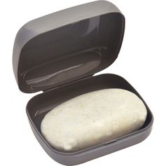 Porte savon de voyage gris 9.8x8.3x4.3cm