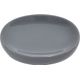 Porte savon dolomite ovale gris 12.5x3x9.5cm
