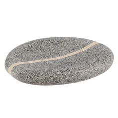 Porte savon en polyrésine couleur pierre grise 11.5x2.10cm