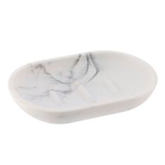 Porte savon polyrésine effet marbre 13.2x2.2x9.3cm