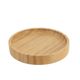 Porte savon rond bambou 11.5x2.3x11.5cm