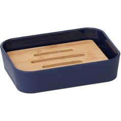 Porte savon rubber bambou marbre 12x2.8x8.8cm