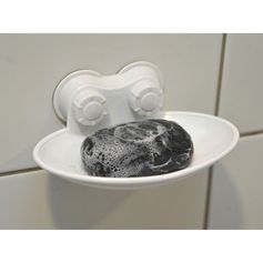 Porte-savon ventouses 15.5x7x10.5cm