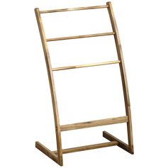 Porte serviette 3 barres acacia 45x81x34.6cm